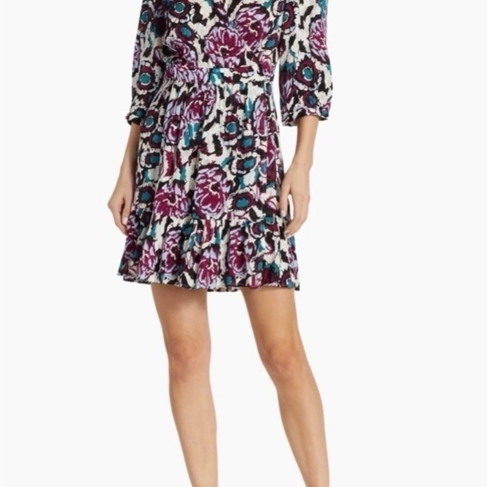 ba&sh Multicolor Abstract Pattern Dress - Picture 5 of 8